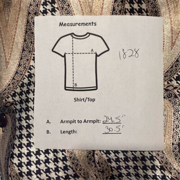 Crystal XL Silk Paisley Button-Up Shirt Multicolor Vintage - Picture 11 of 11